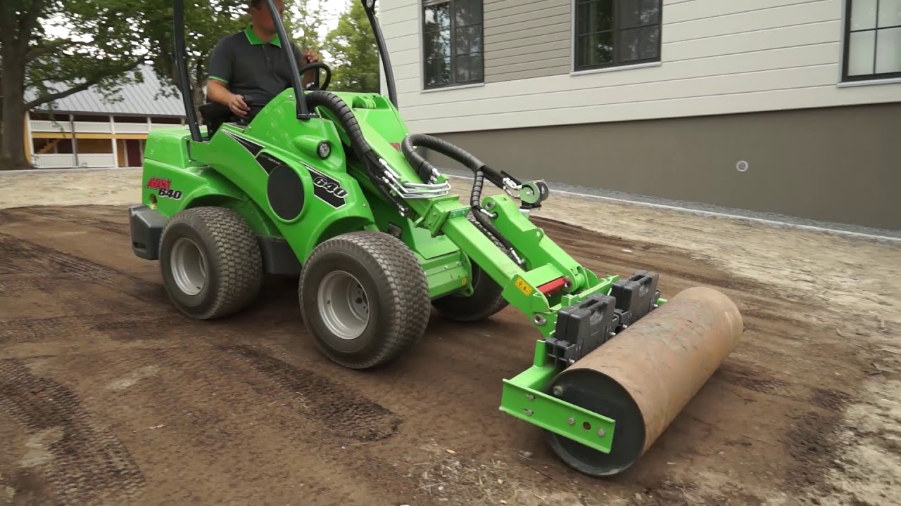 Avant Loader Roller Compactor Attachment