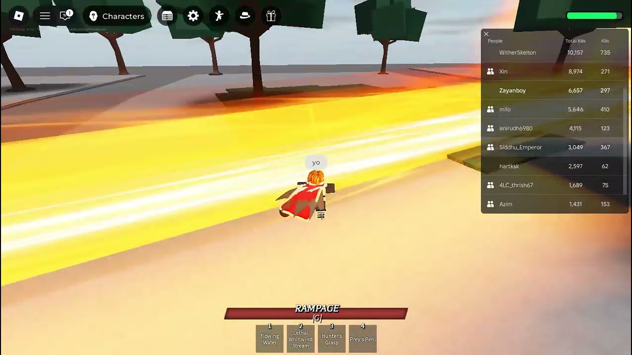 Killing a toxic pro teamer #roblox #tsb #video