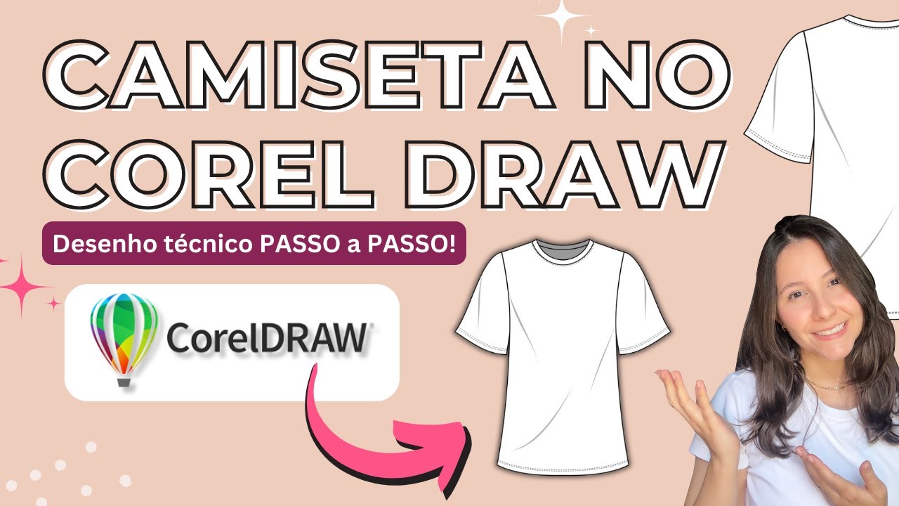 COMO FAZER DESENHO TÉCNICO DE CAMISETA  Tutorial no CorelDraw
