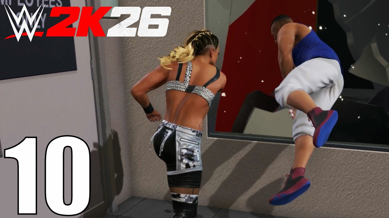 WWE 2K26 MyRISE #10 - БИТВА НА ПАРКОВКЕ!