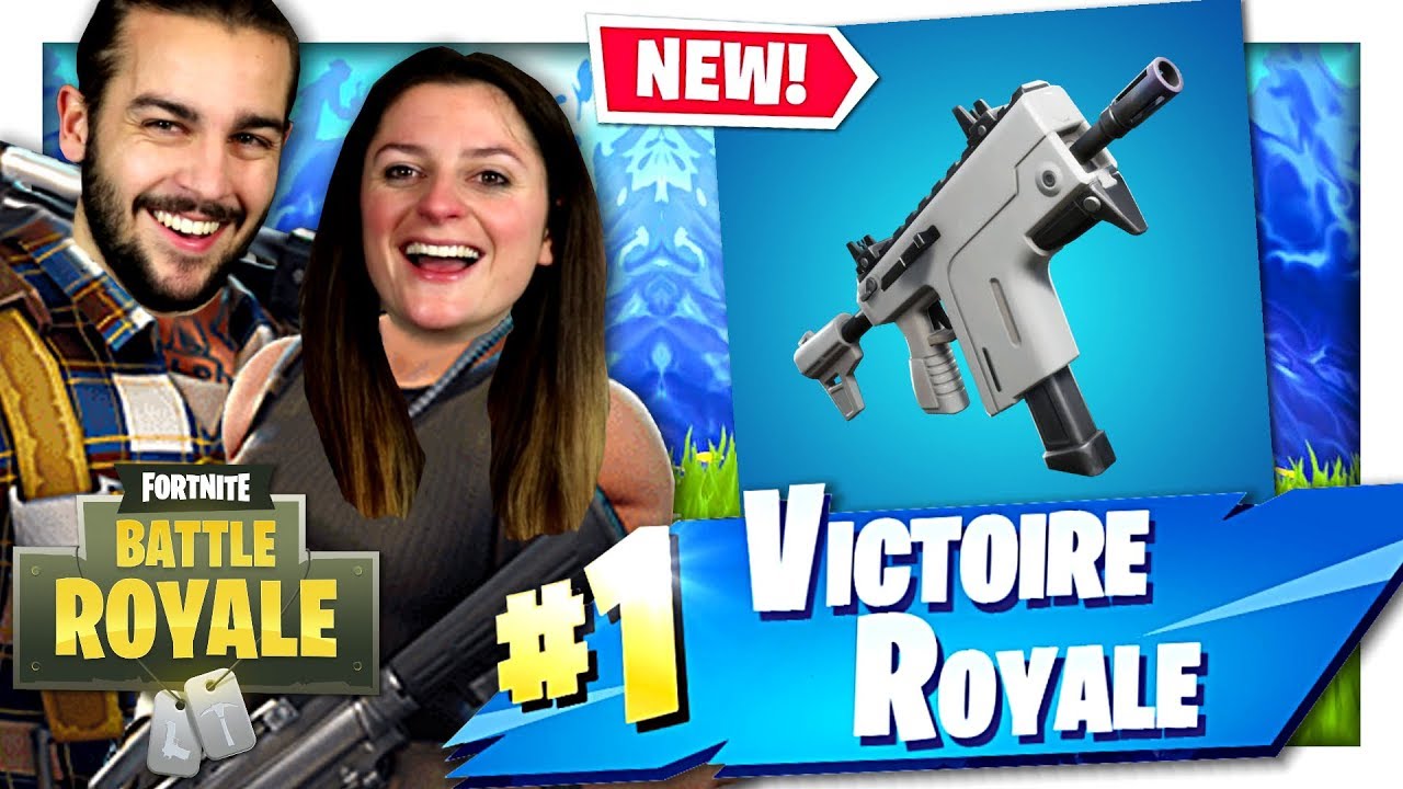 TOP 1 AVEC LE PISTOLET MITRAILLEUR A RAFALE ! | FORTNITE MODE DUO FR