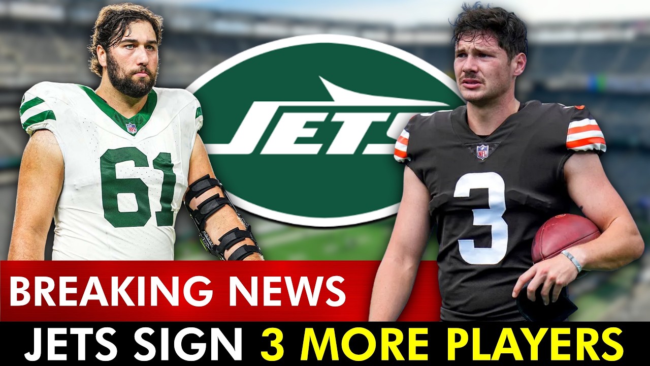 🚨Jets SIGN THREE MORE PLAYERS In 2026 NFL Free Agency
