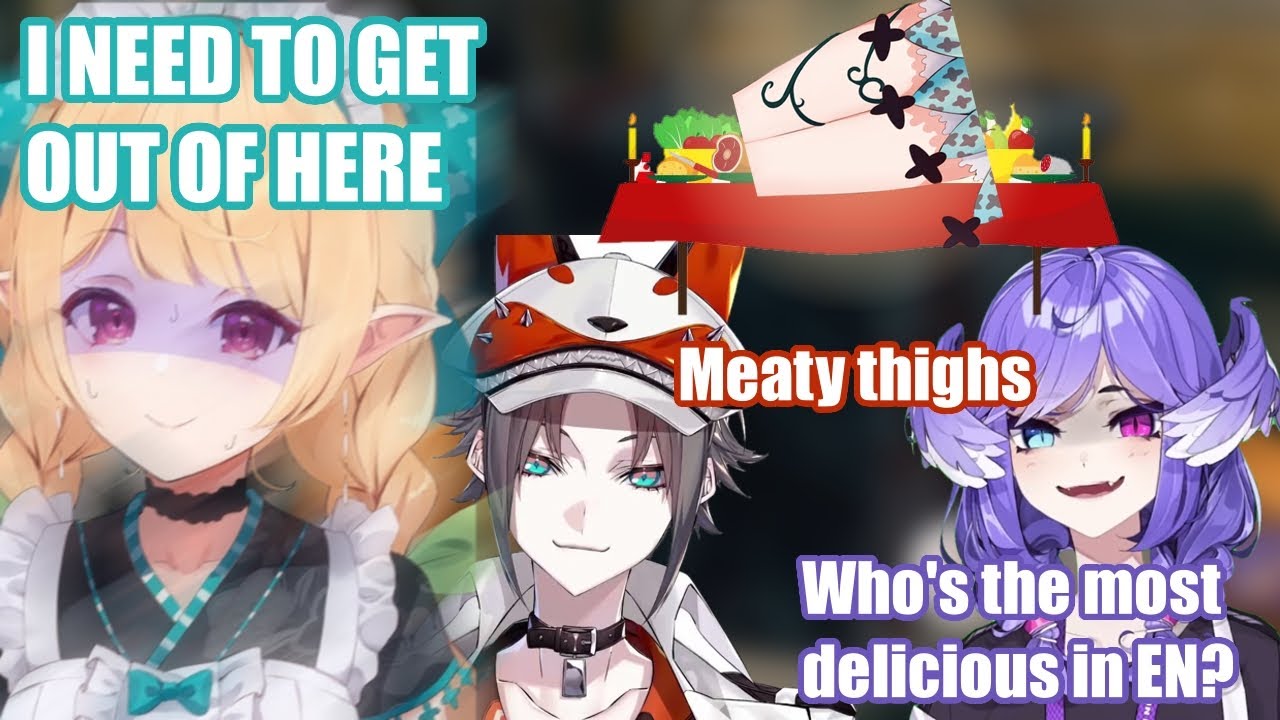 Mysta and Selen wondering who would be the most delicious in EN 【NIJISANJI EN】