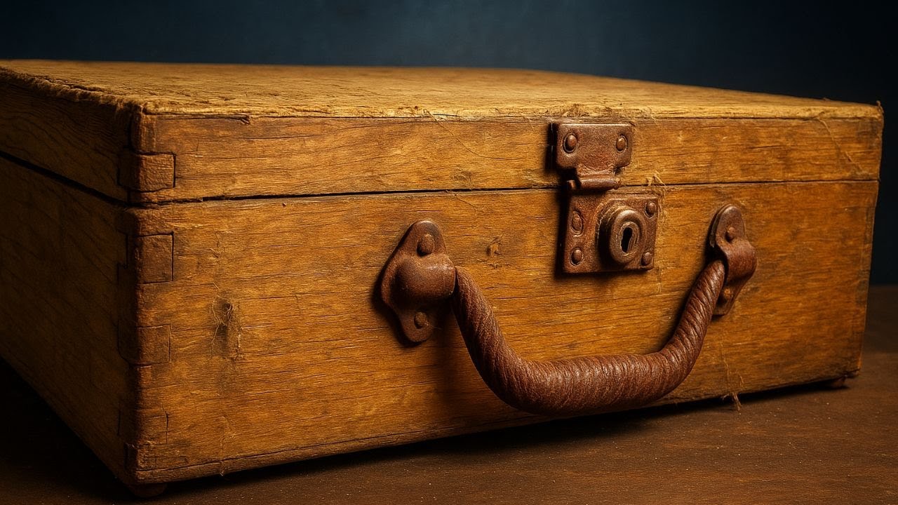 Old Dilapidated Suitcase Restoration