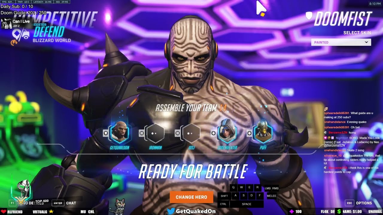 Overwatch 2 Rollout Doomfist God GetQuakedOn Intense & Top Ranked Doomfist Gameplay