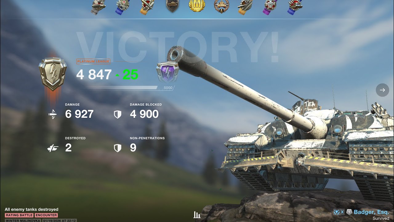FV217 Badger Mastery! | 6.9K Damage 🫨| WOT Blitz | Graphics all High | HD 2160p
