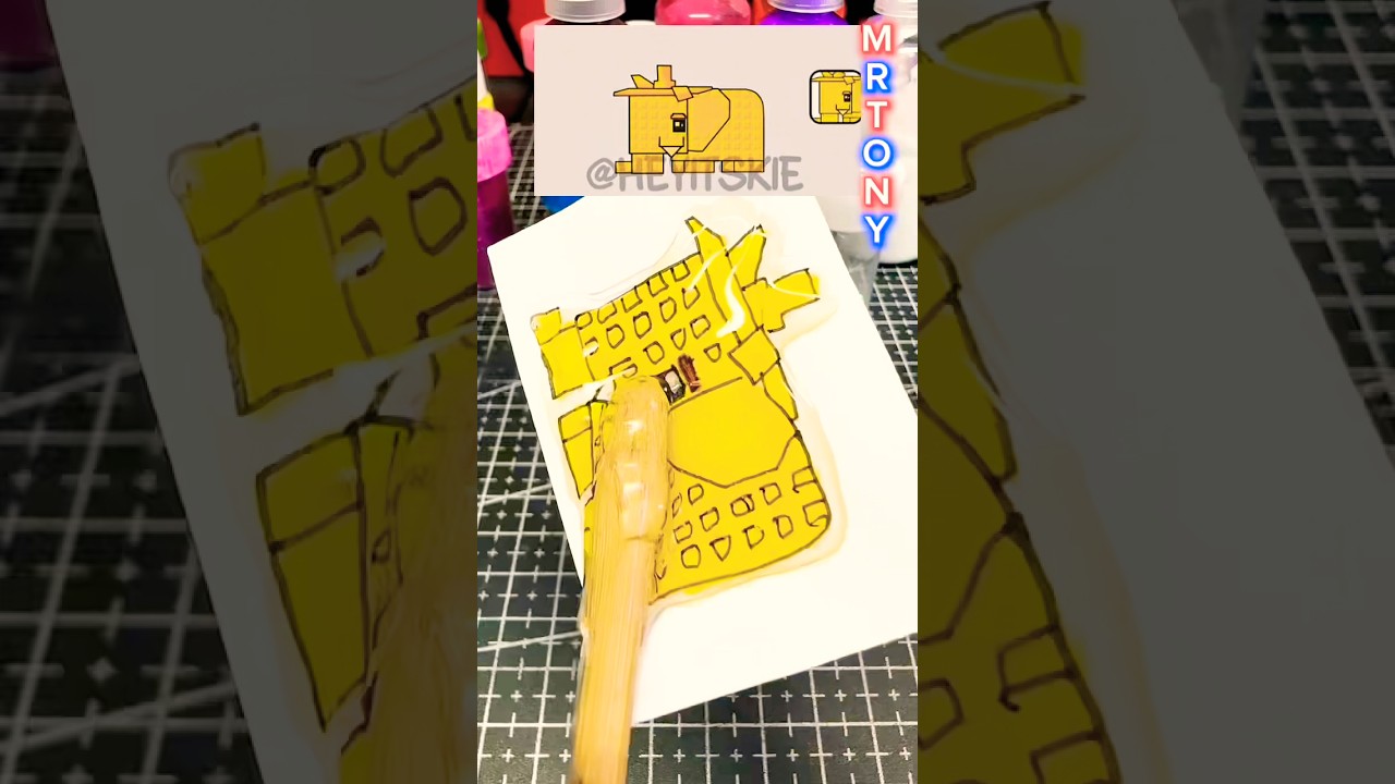 Sprunki OC Strawberry Elephant from Roblox phase 1,2 hot glue gun #sprunki #hotgluedispenser #diy