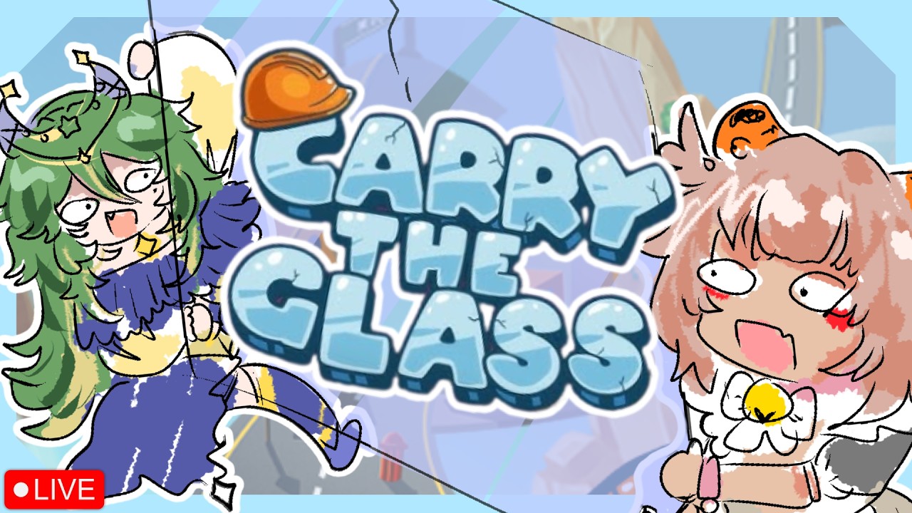 If we DROP the glass it's OVER 🤯 ✦【Carry the Glass】w/ @ToriThaiga