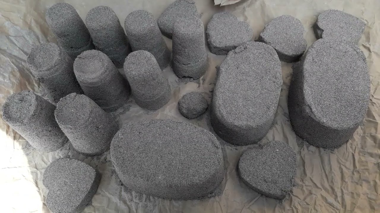 yellow texture amazingly crumbling#mega asmr#satisfying video