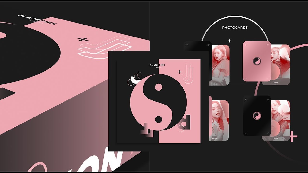 i designed a blackpink album (packaging, photocards, photobook & more) by porcelain