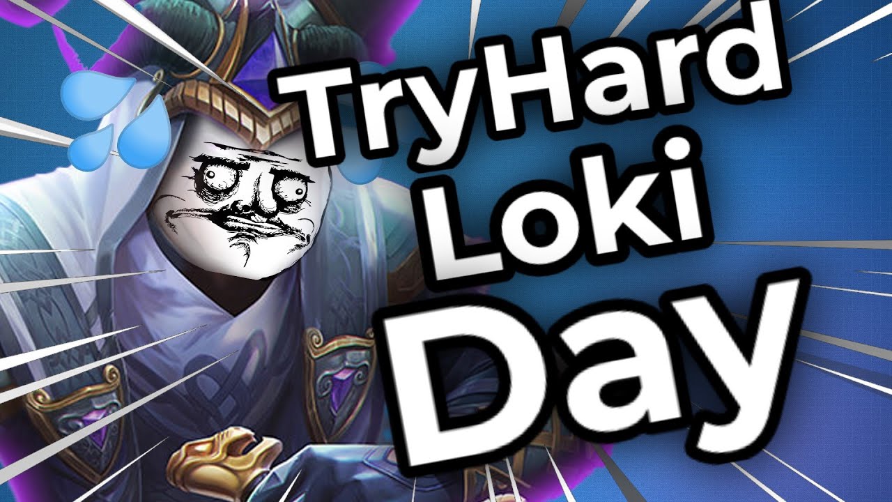 Loki Tryharding in Ranked Conquest - SMITE (Raw Footage)