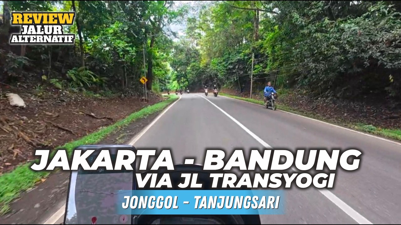 UPDATE KONDISI JALAN TERKINI JALUR ALTERNATIF JAKARTA BANDUNG VIA JALAN TRANSYOGI I PART 1