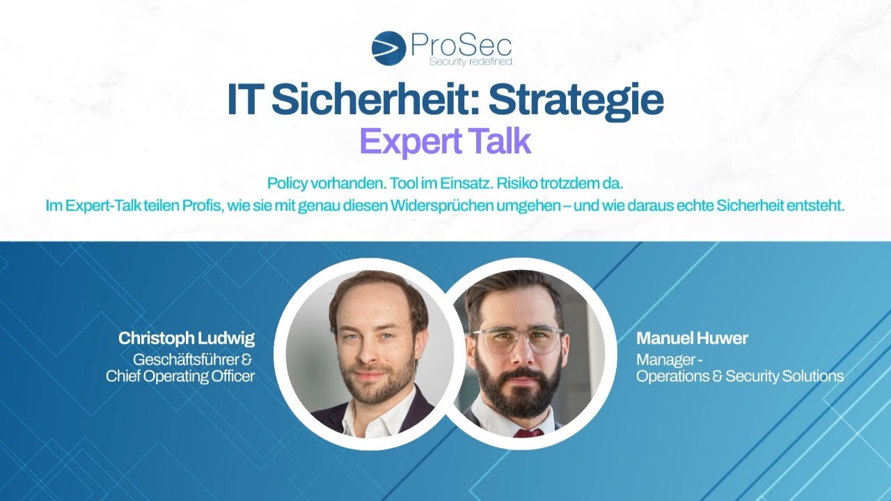 IT Sicherheit: Strategie - Expert Talk