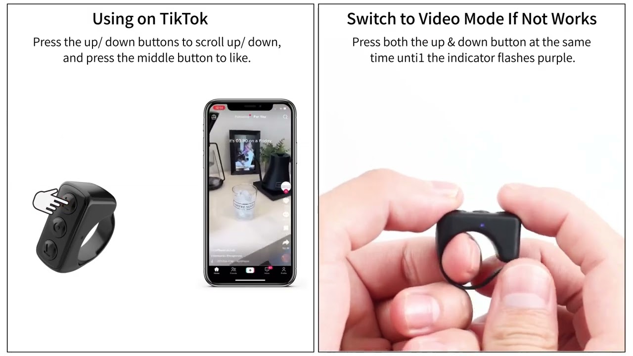 Guide for TikTok Remote Scrolling Ring