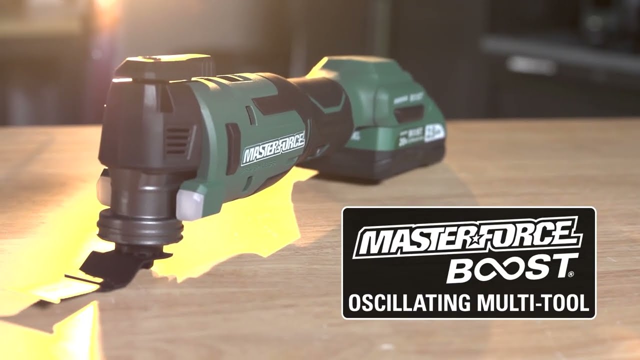 Masterforce BOOST&reg; 20-Volt Brushless Cordless Oscillating Multi-Tool