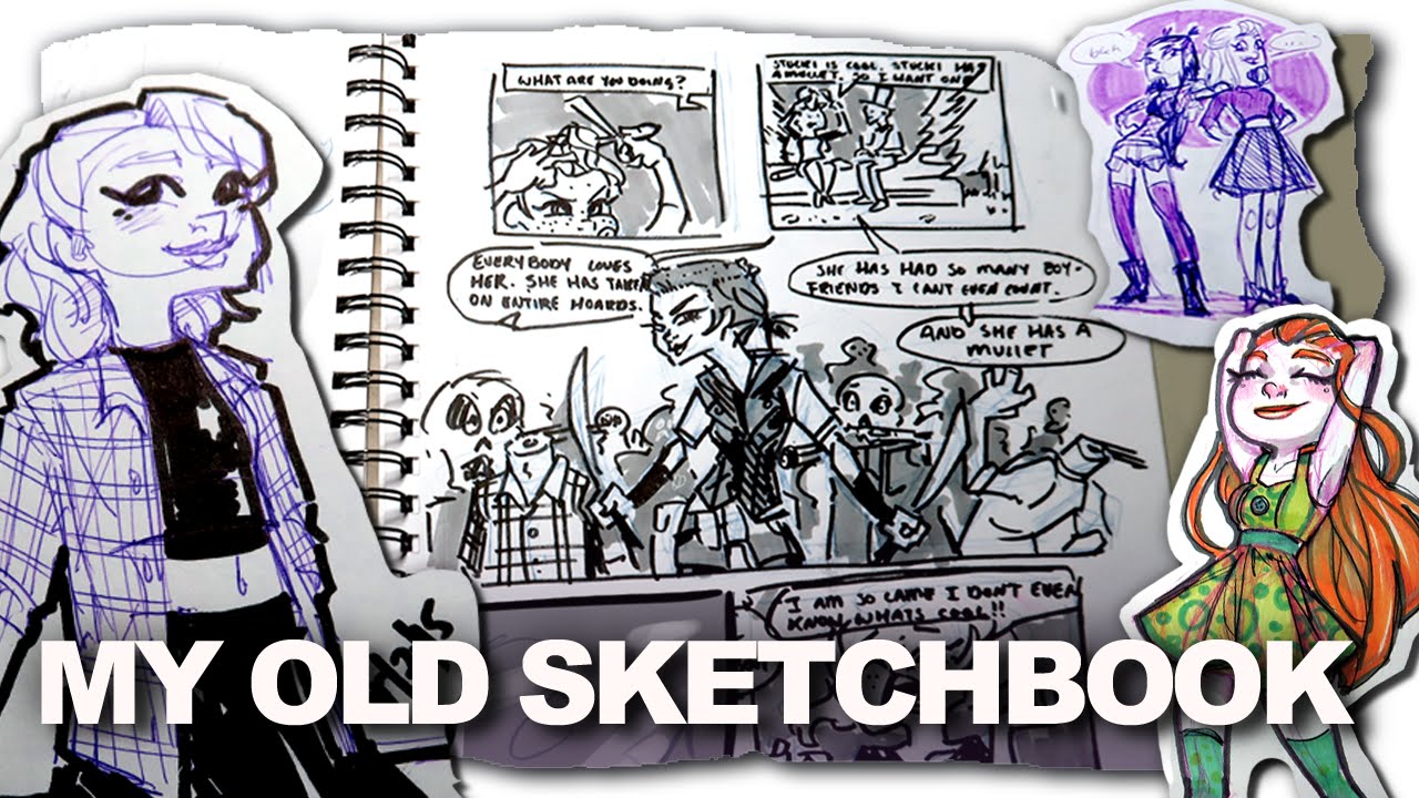 BOOK 12 - MY OLD SKETCHBOOKS! (June 2014 - November 2015)