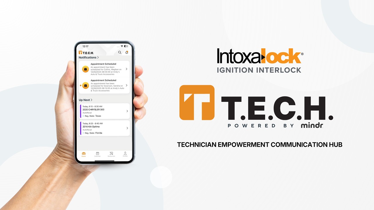 Meet T.E.C.H | The New Intoxalock App for Service Center Technicians