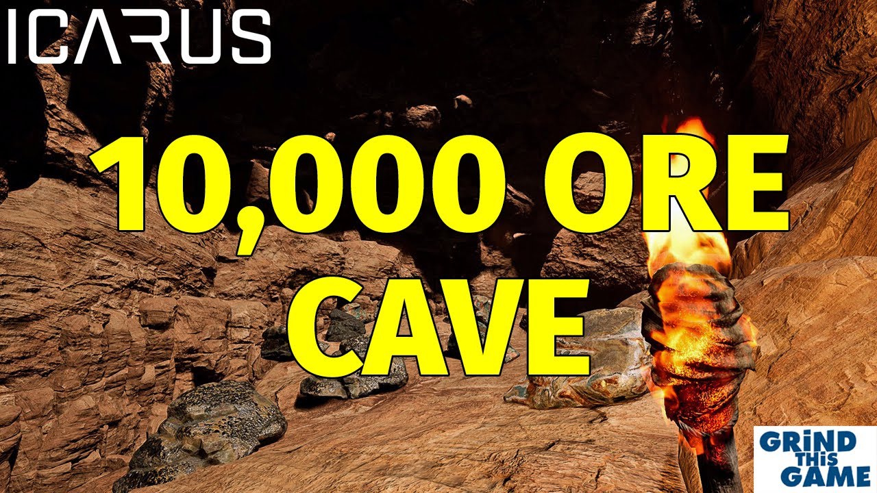 LARGEST Cave in Icarus Discovered - 10,000 Ore