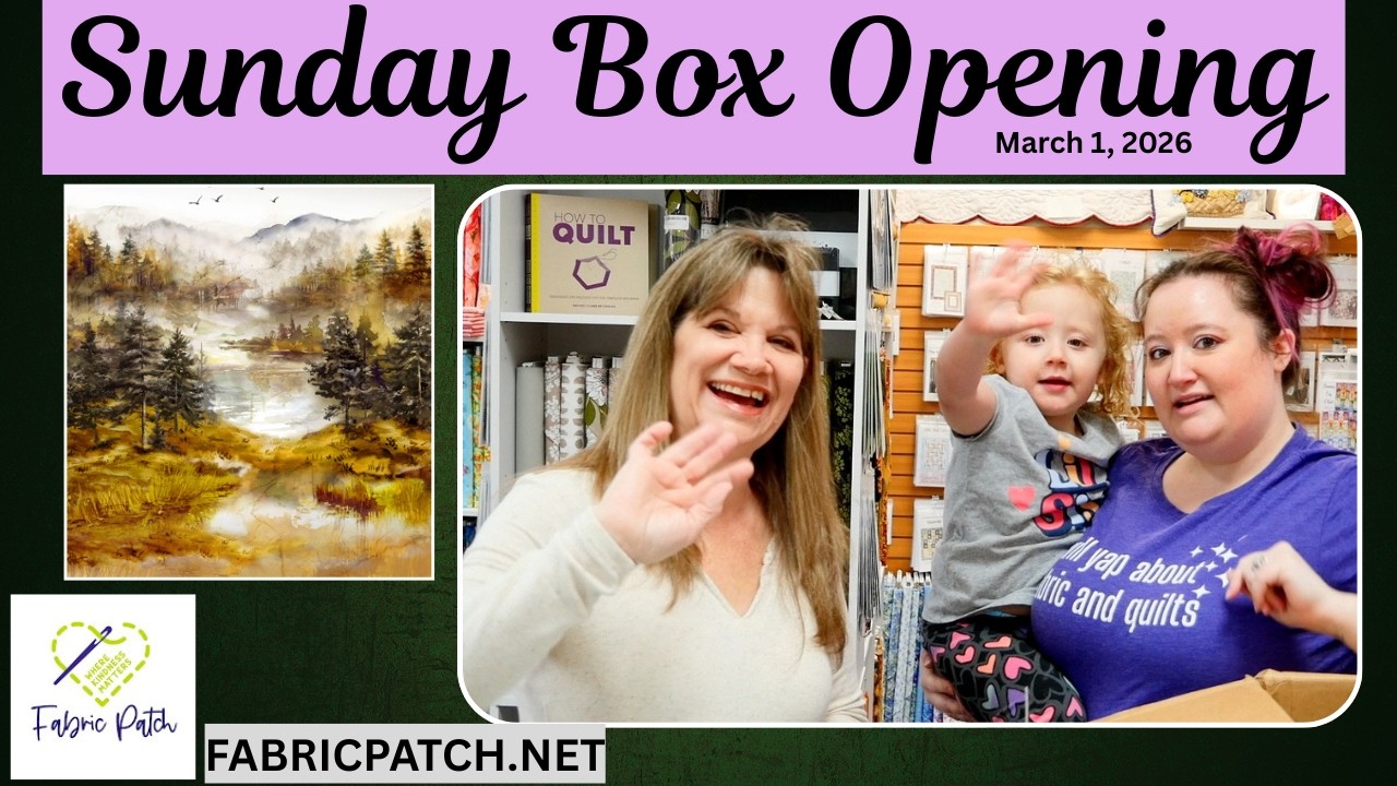 Hello March 1st! Wow - time flies! Welcome to our Sunday box Opening - Northcott steals the show!