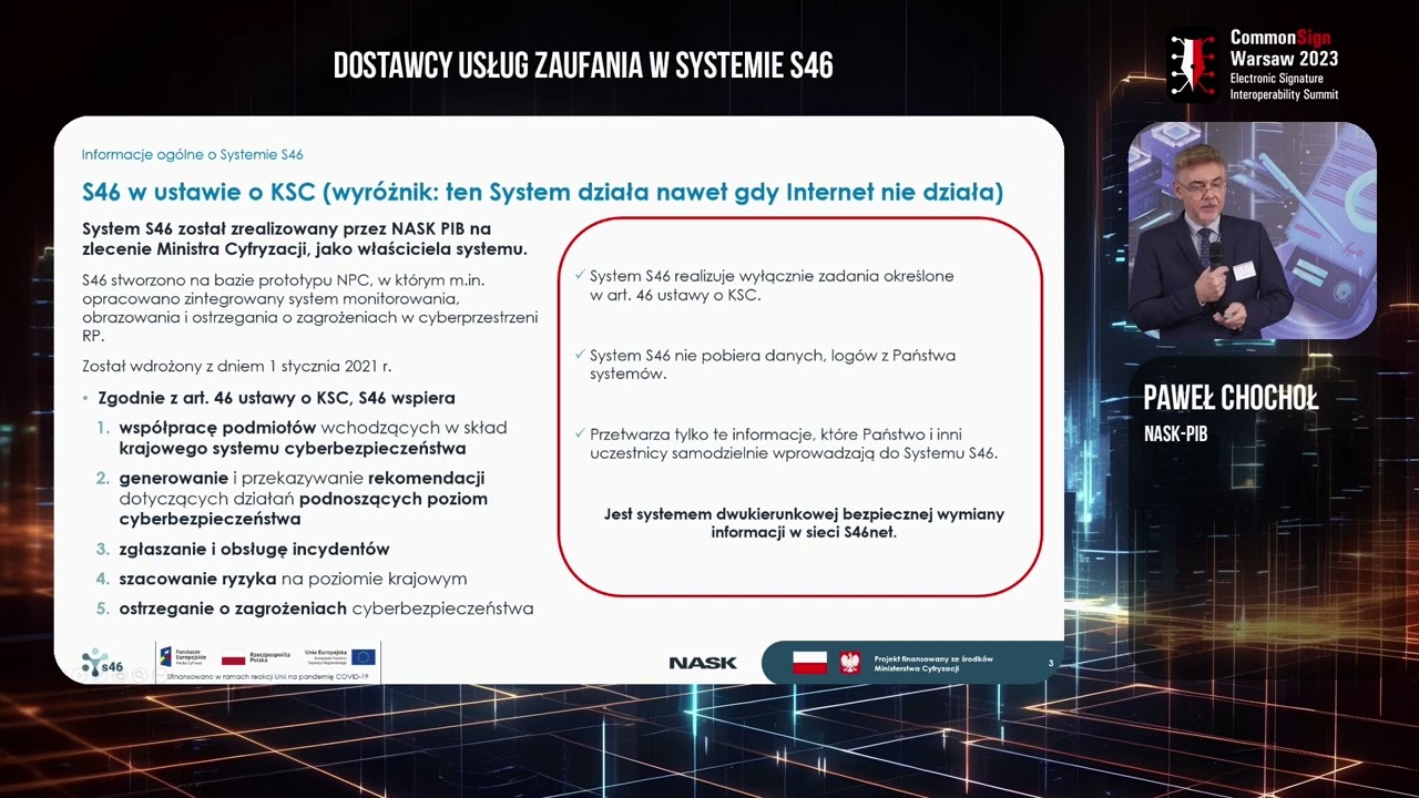 Dostawcy usług zaufania w Systemie S46