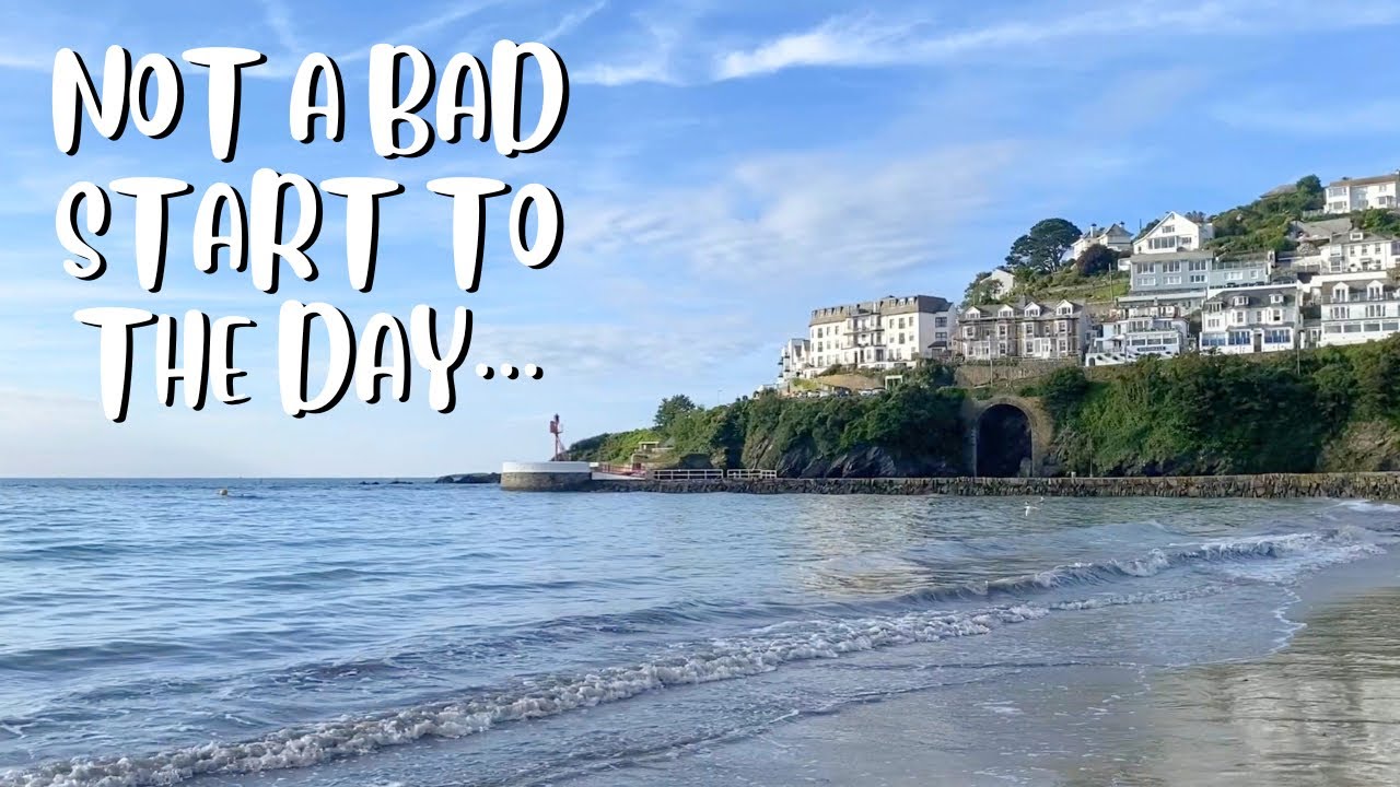 A day working in a craft shop, in a little seaside town in Cornwall.