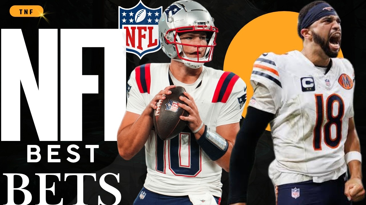 Patriots vs Bears Thursday Night Football WEEK 7 | NFL Best Bets, Player Props and Parlays