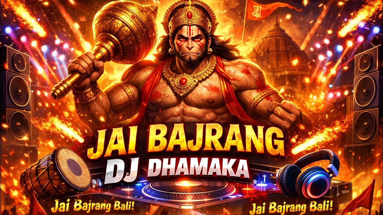 Jai Bajrang Bali 🔥 DJ Bhakti Song | Hanuman Ji DJ Remix | Powerfull Bhajan 2026 #trending #djbhakti