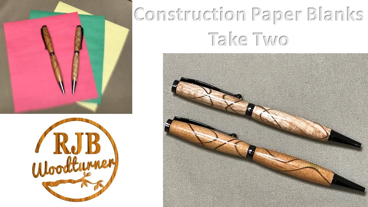 Construction Paper Blanks - Take Two - Experiment