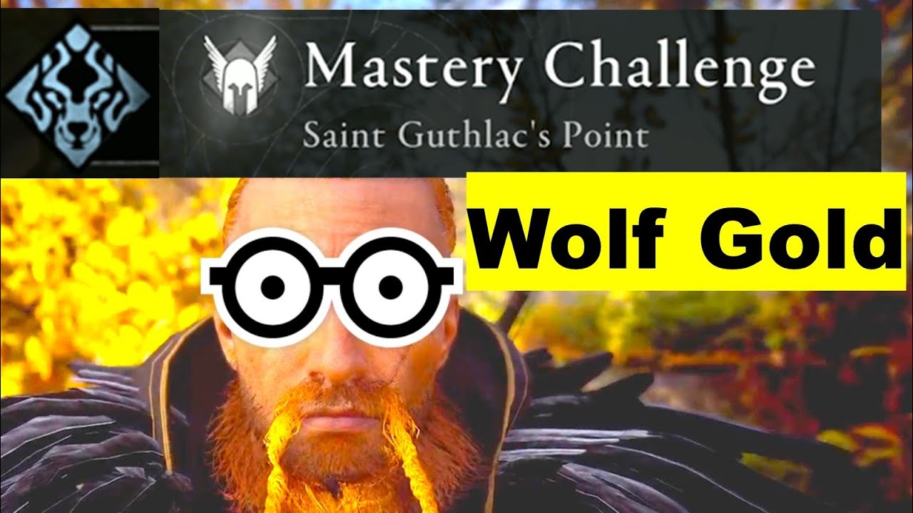 SECRETS 4 GOLD at Wolf St. Guthlac's Point Mastery Challenge 2 in AC Valhalla, Assassin's Creed