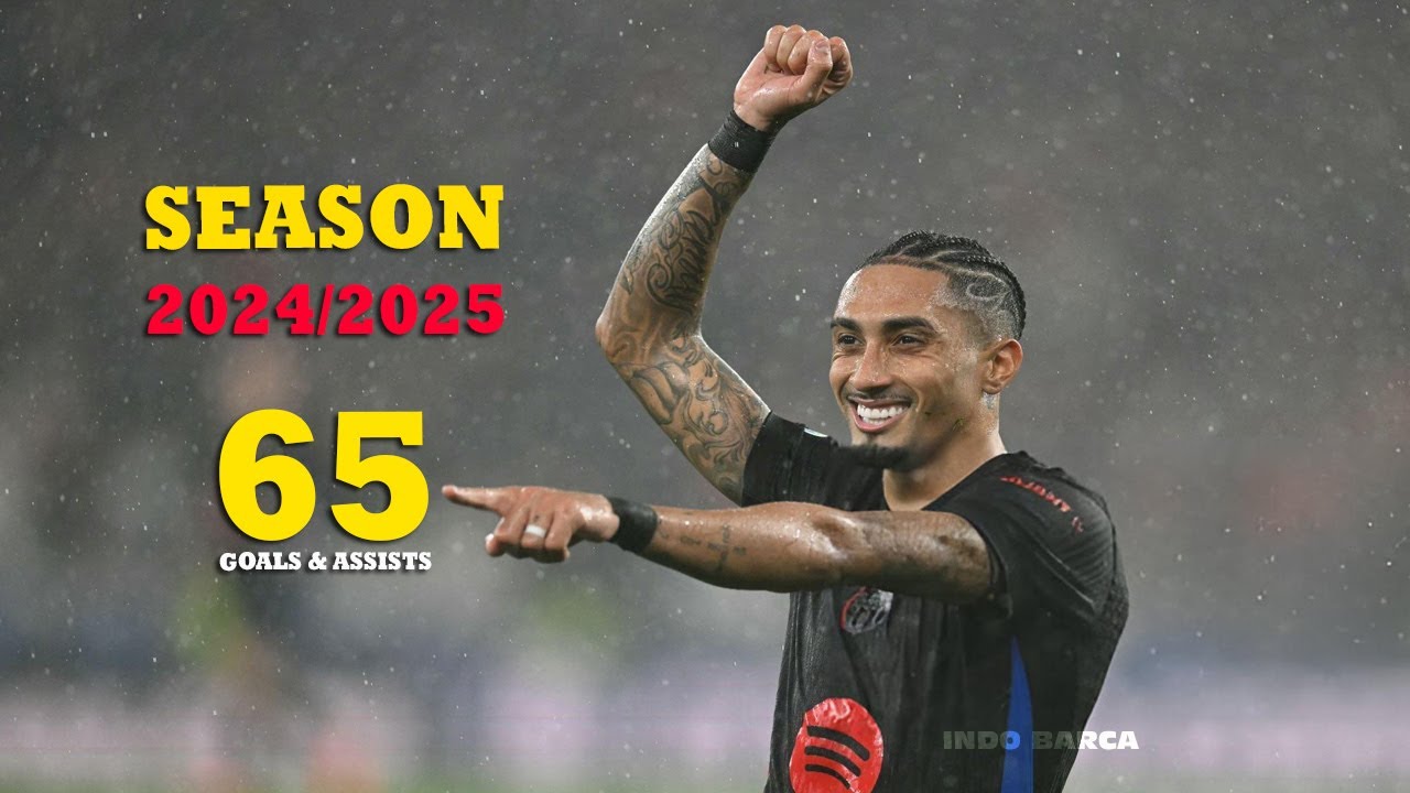 Raphinha's All Goals and Assists Season 2024/2025