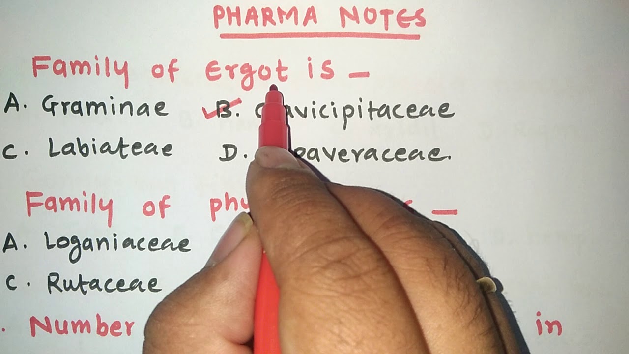 PHARMACOGNOSY QUIZ I RRB PHARMACIST EXAM | GPAT | ESIC | PART-21