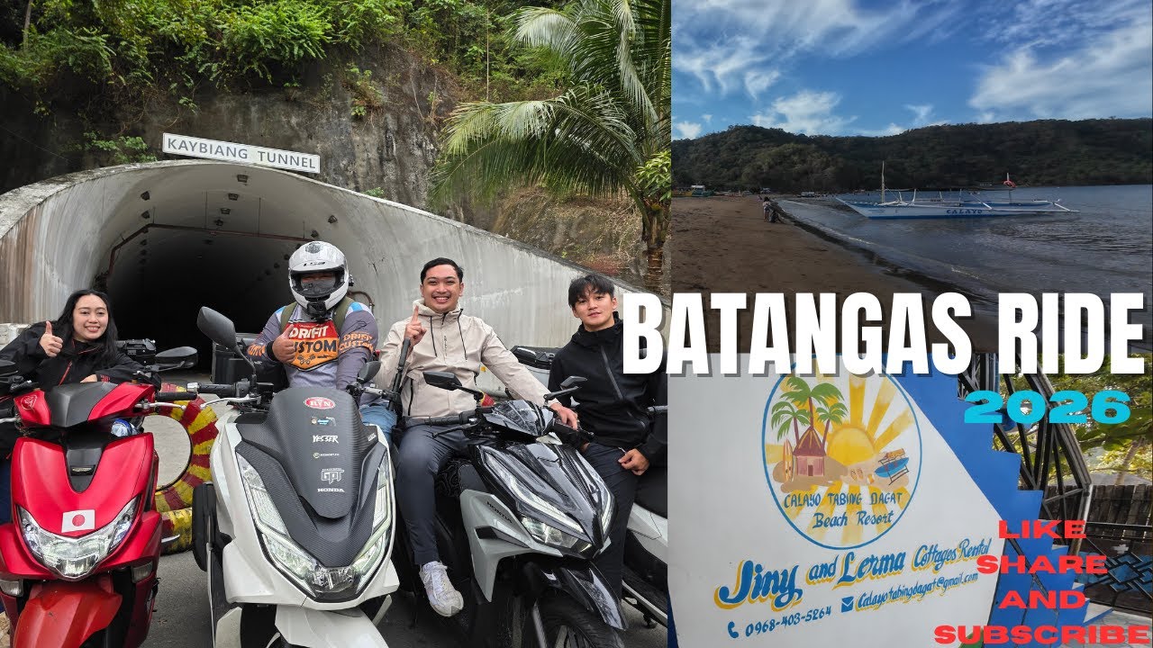 Calayo Batangas Ride I 1st ride 2026 l PCX 160