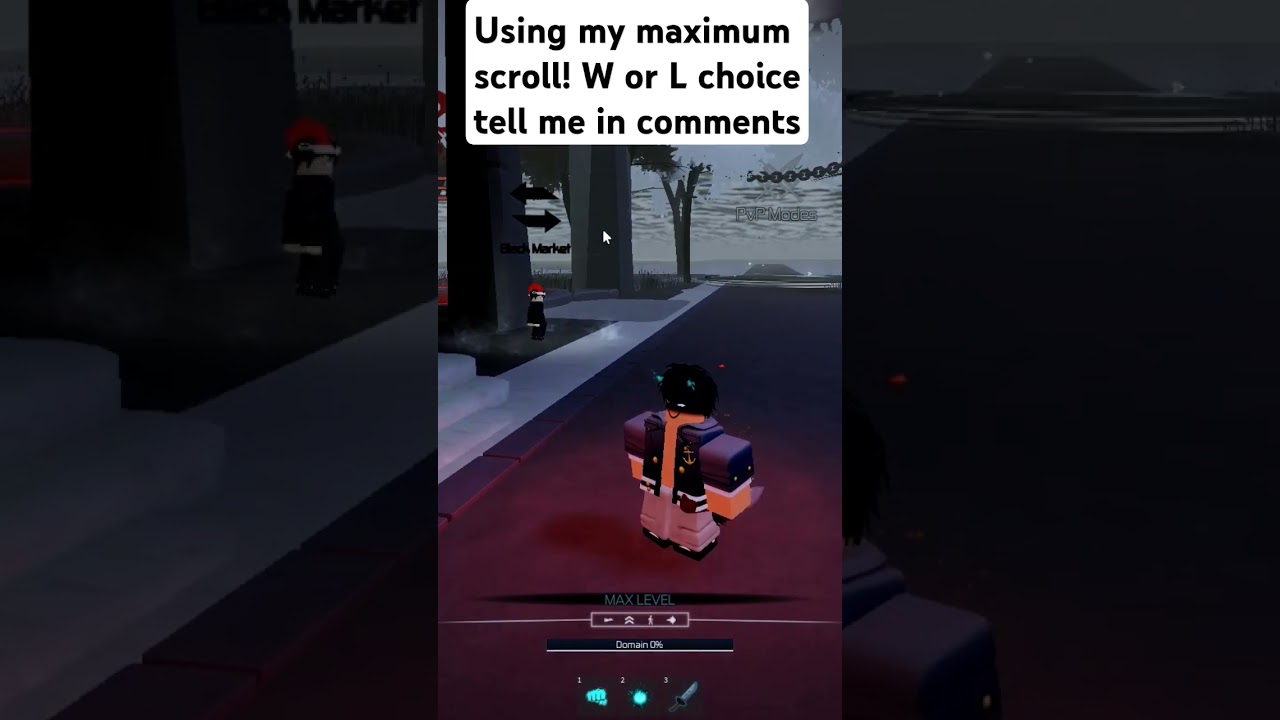 Using my maximum scroll in Roblox jujutsu infinite! #roblox #rblx #jujutsuinfinite #jujutsukaisen
