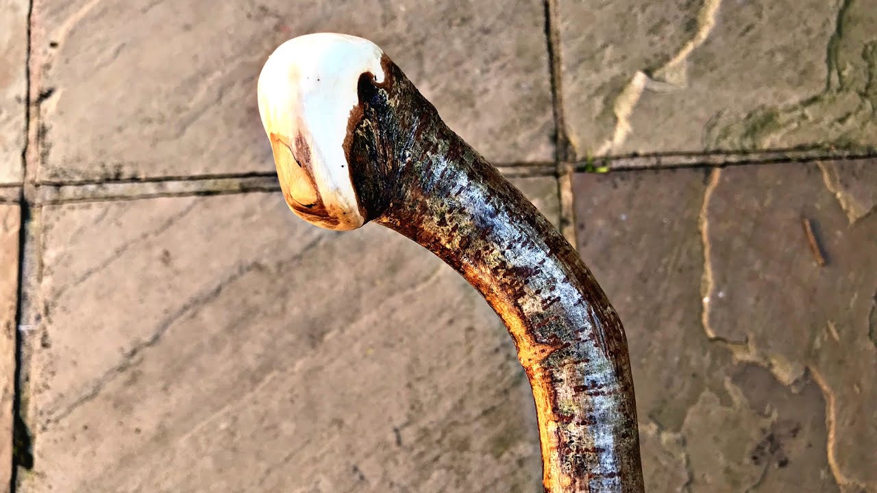 Natural handle Hazel Knobstick Shillelagh Walking Stick