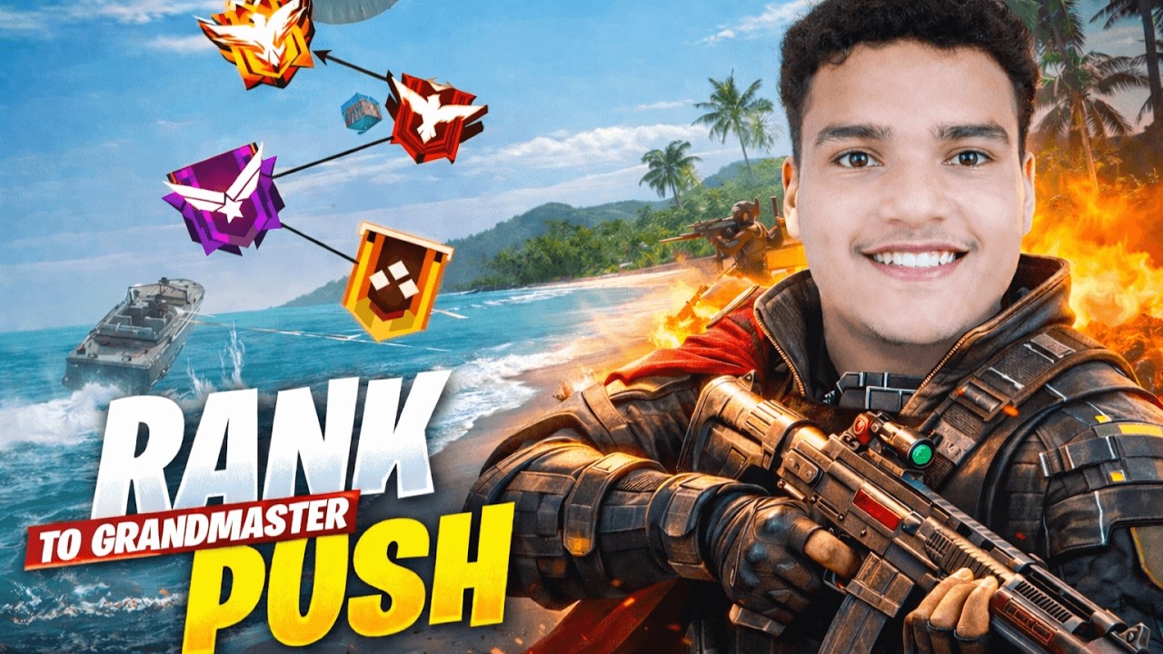 🔴TOP 200 GRANDMASTER ?? CS RANK PUSH !! FREE FIRE LIVE !!
