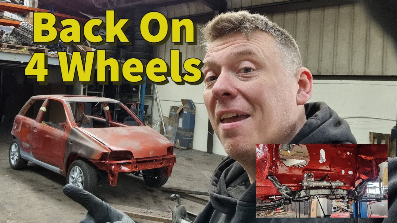 Fiat Punto Gt Turbo get a whole load of refurbished parts fitted. PART 9