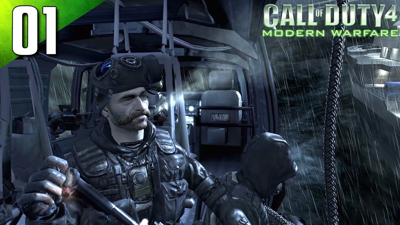 Call of Duty: Modern Warfare 100% (Veteran) Walkthrough Part 1 - Prologue (No Commentary)