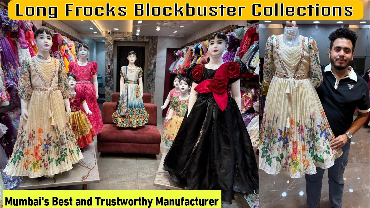 Kids Leading Long Frocks Manufacturer In Mumbai | Festival Special Collection