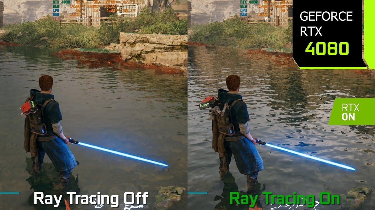 STAR WARS Jedi Survivor Patch 7.5 Ray Tracing On vs Off - Graphics/Performance Comparison | RTX 4080