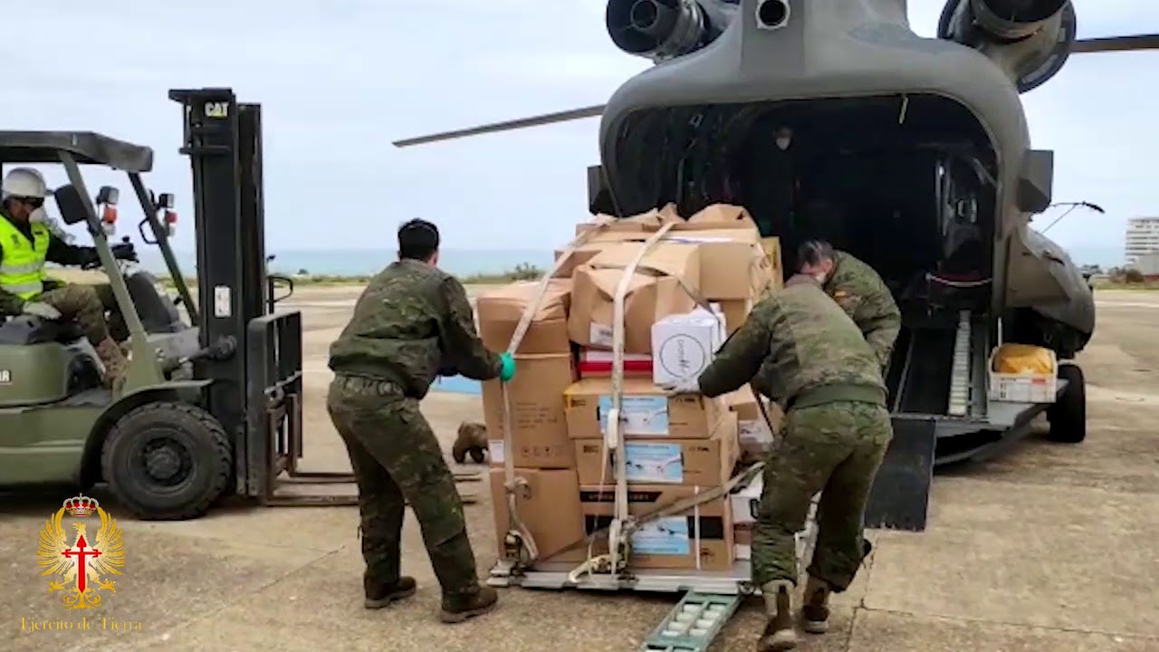 El Ejército de Tierra con todas sus capacidades y recursos está volcado en vencer al #COVID19