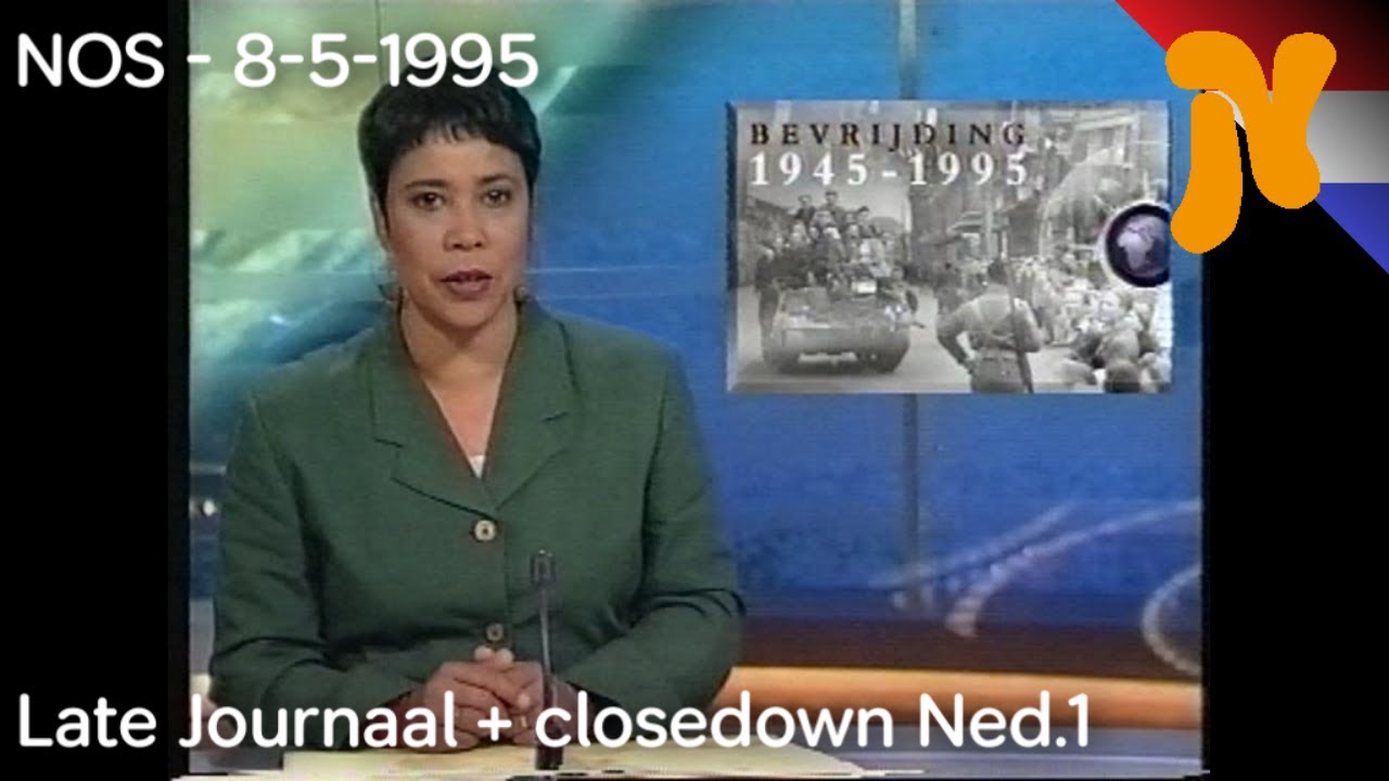 NOS late Journaal + closedown Ned.1 (8-5-1995)