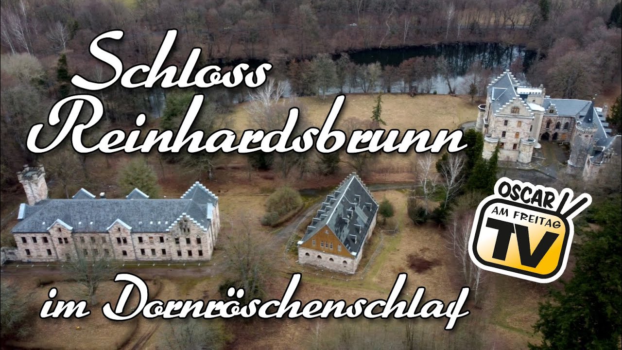 Schloss Reinhardsbrunn im Dornr&ouml;schenschlaf | Luftaufnahmen