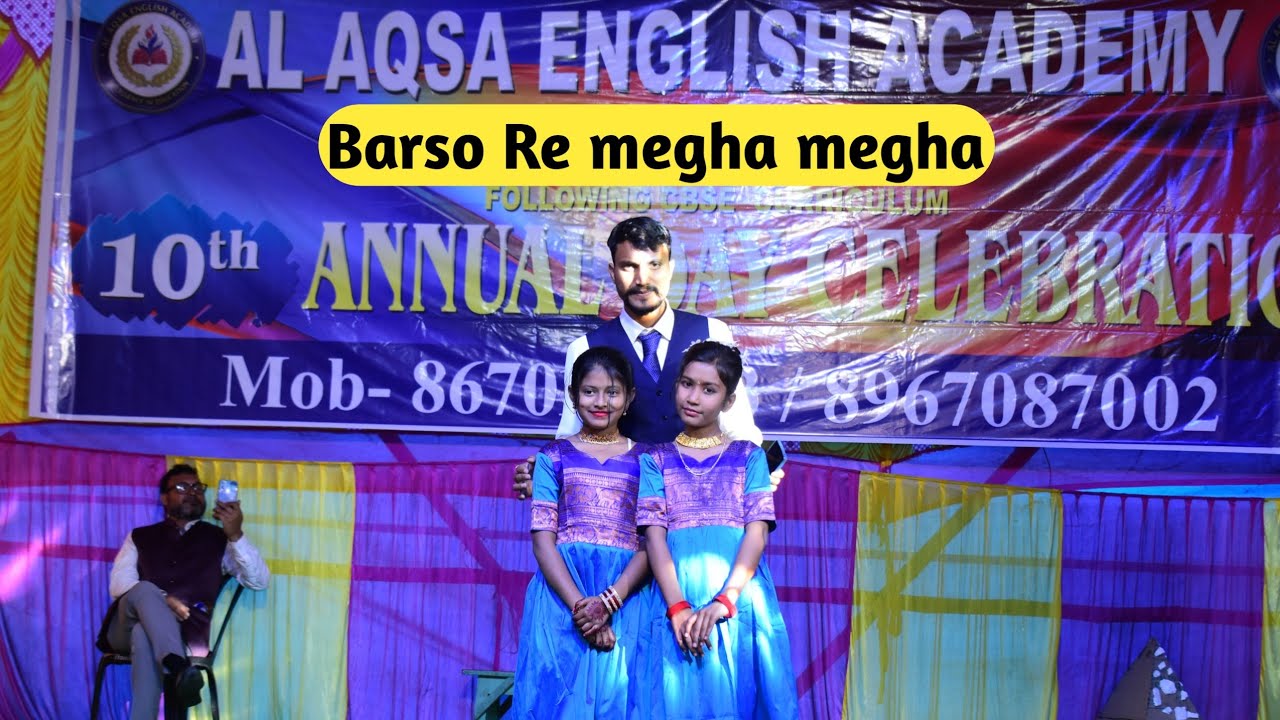 Hindi dance - Barso re megha megha | Al Aqsa English Academy | Annual function 2026
