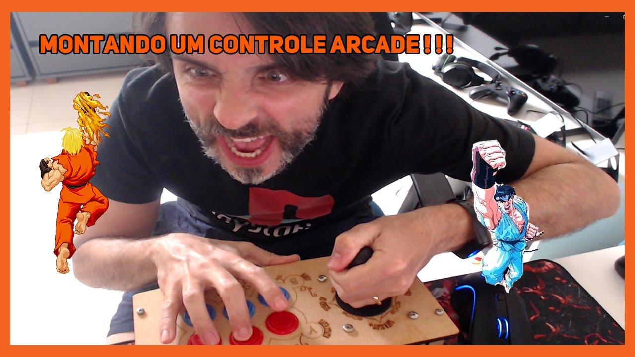 Montando um Controle Arcade - Placa Zero Delay - Mecânico