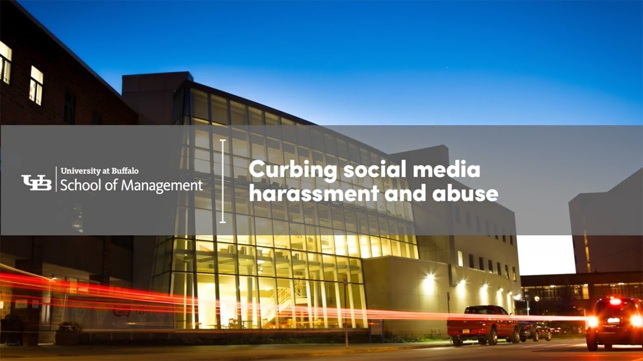 Curbing social media harassment and abuse