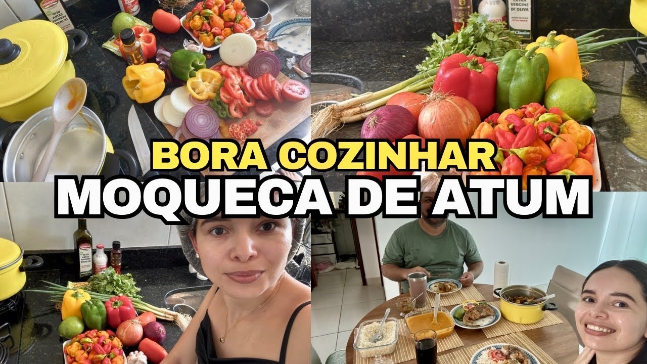 FAZENDO ALMOÇO NO DOMINGÃO - MOQUECA DELICIOSA 