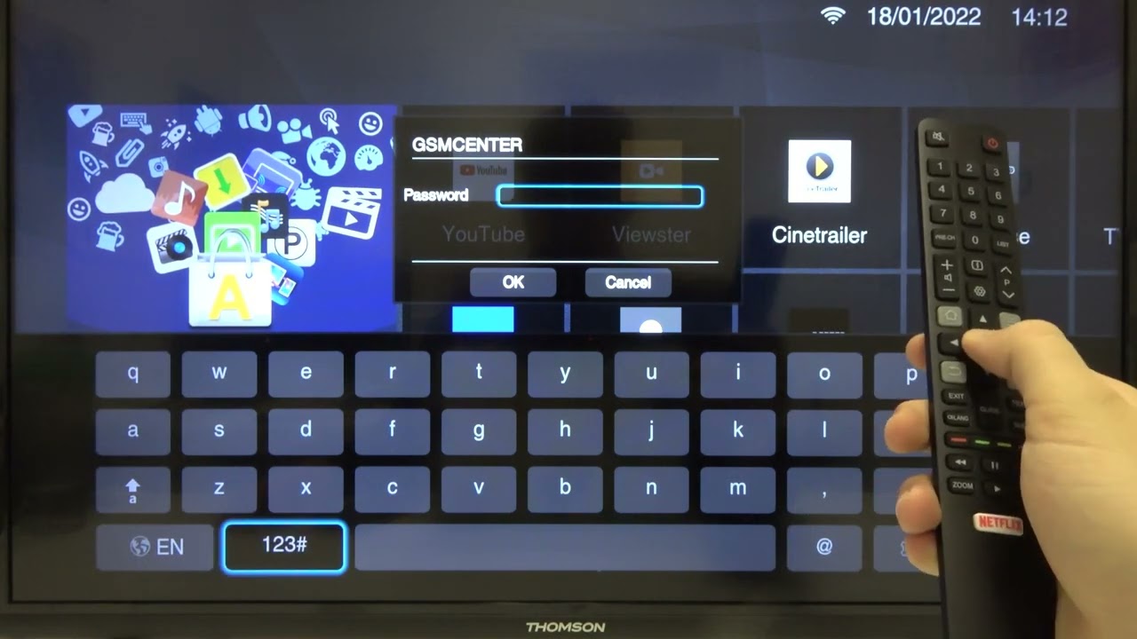 Как подключить сеть WiFi к телевизору THOMSON Smart LED TV?