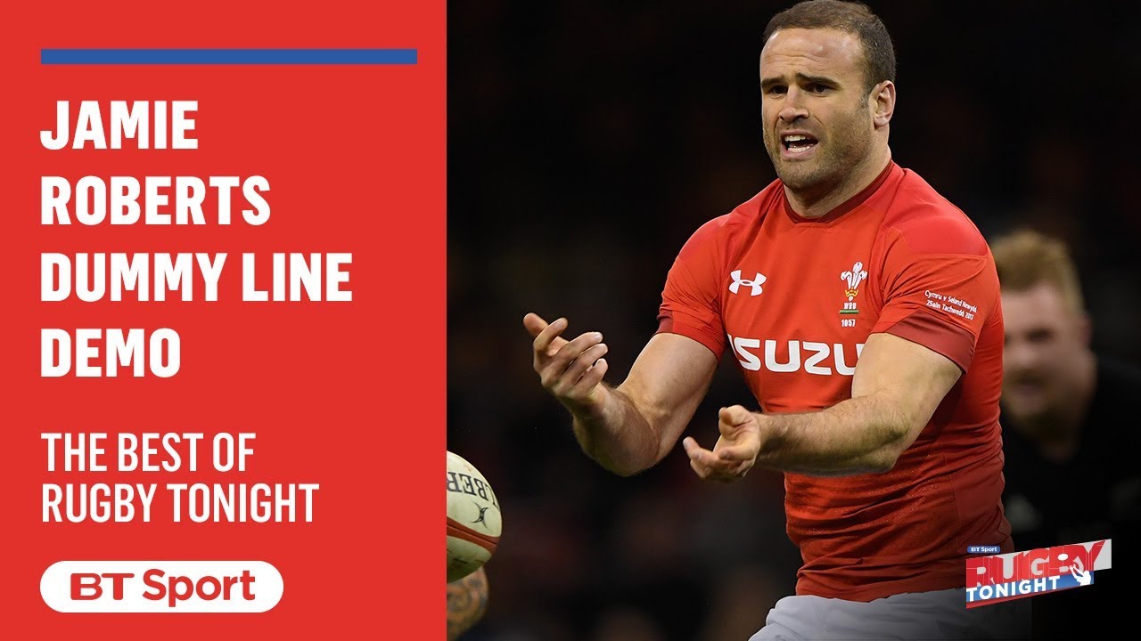 Rugby Tonight Demo: Jamie Roberts on how to run the perfect dummy line