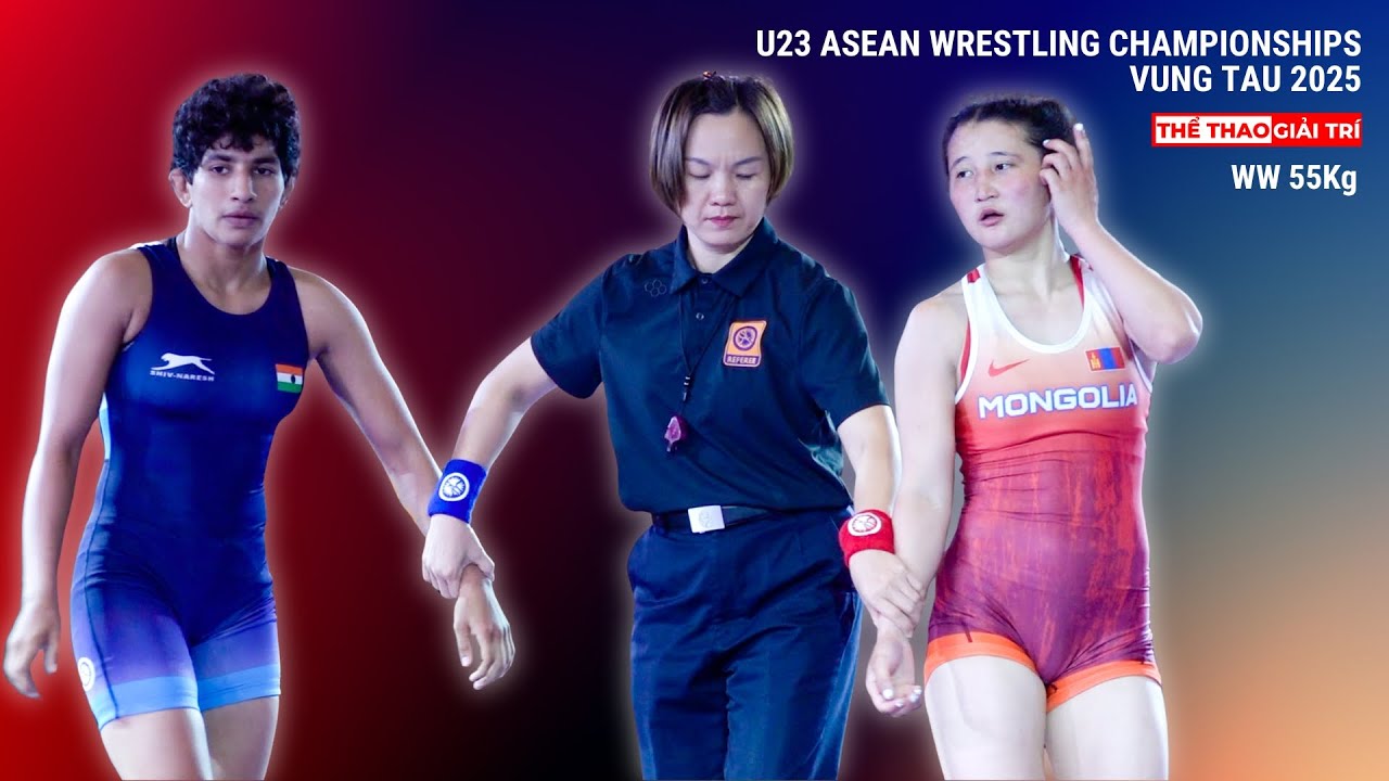 🤼 Best WOMEN's WRESTLING U17, U23 ASEAN Championships, Vung Tau 2025 #wrestlevungtau