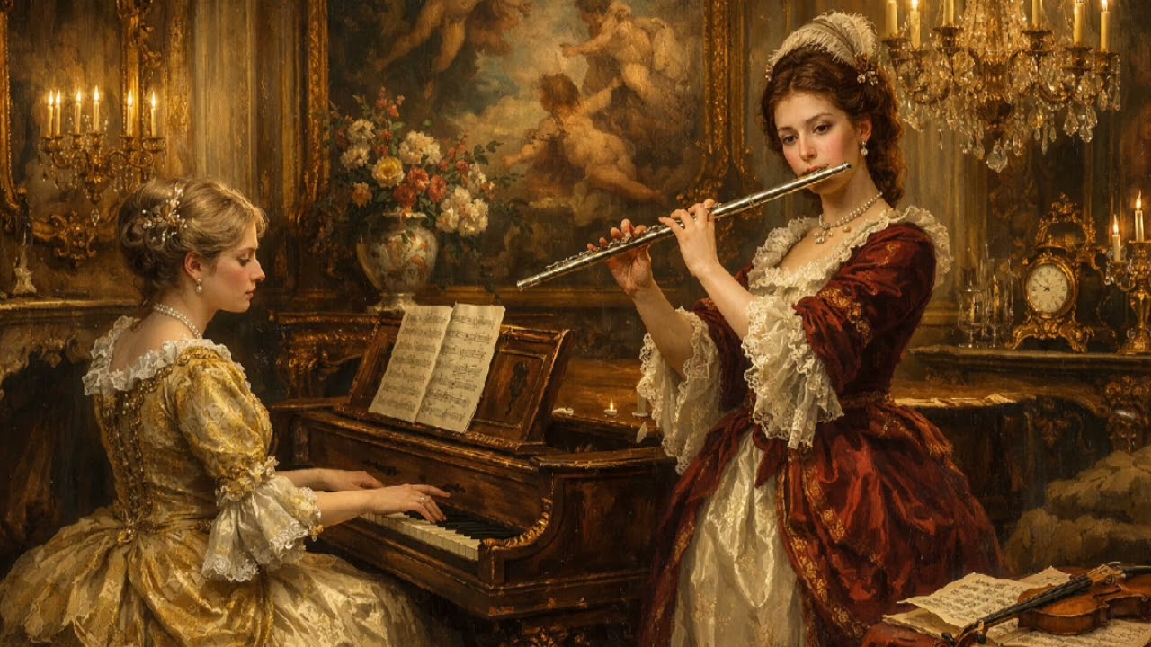 Classical Music 🎻 | Piano & Flute Baroque Ambient (Relaxing Instrumental 2026)